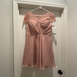 NWT JJ’s House Dusty Rose Chiffon Special Occasion Dress